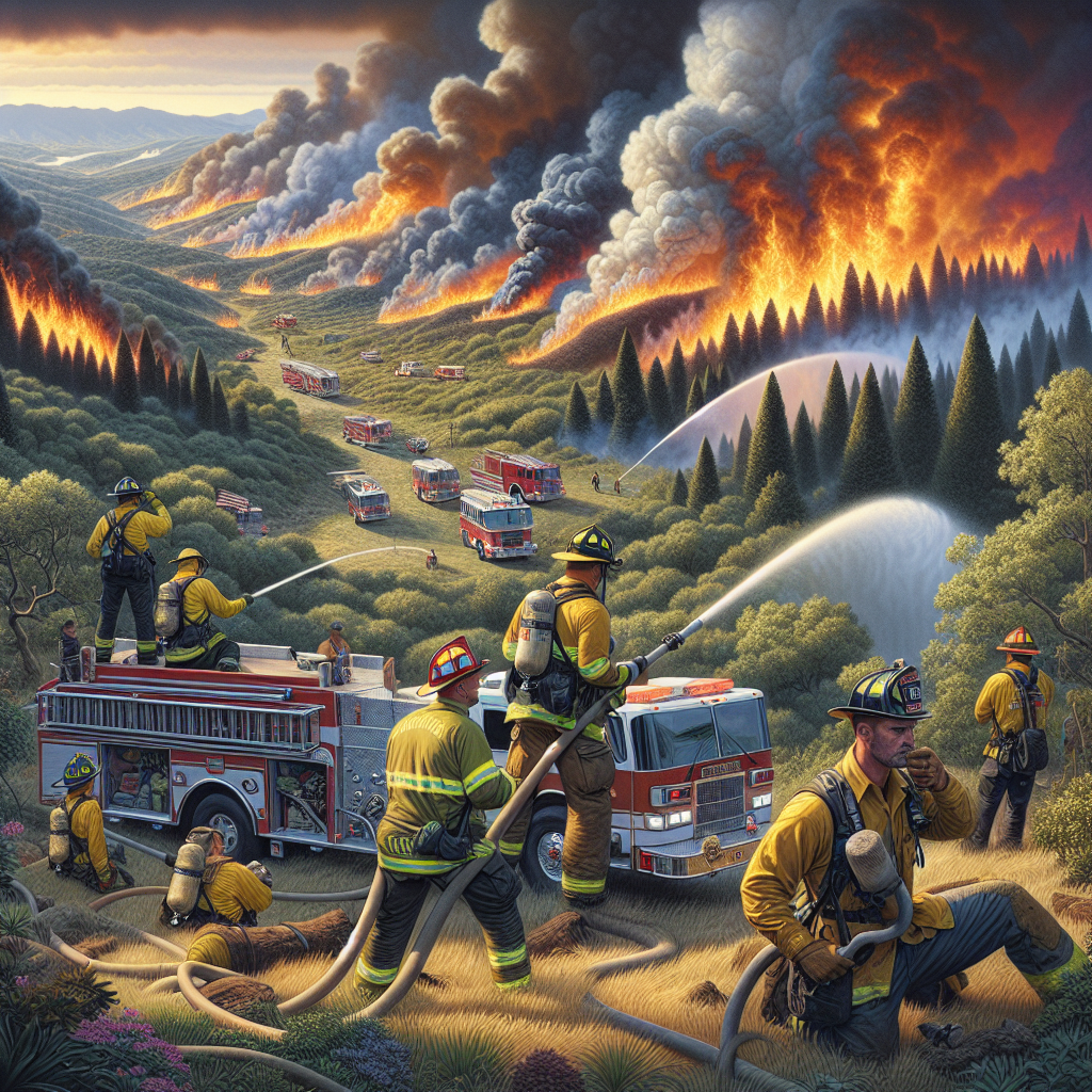 Carolina Firefighters Combat Numerous Wildfires