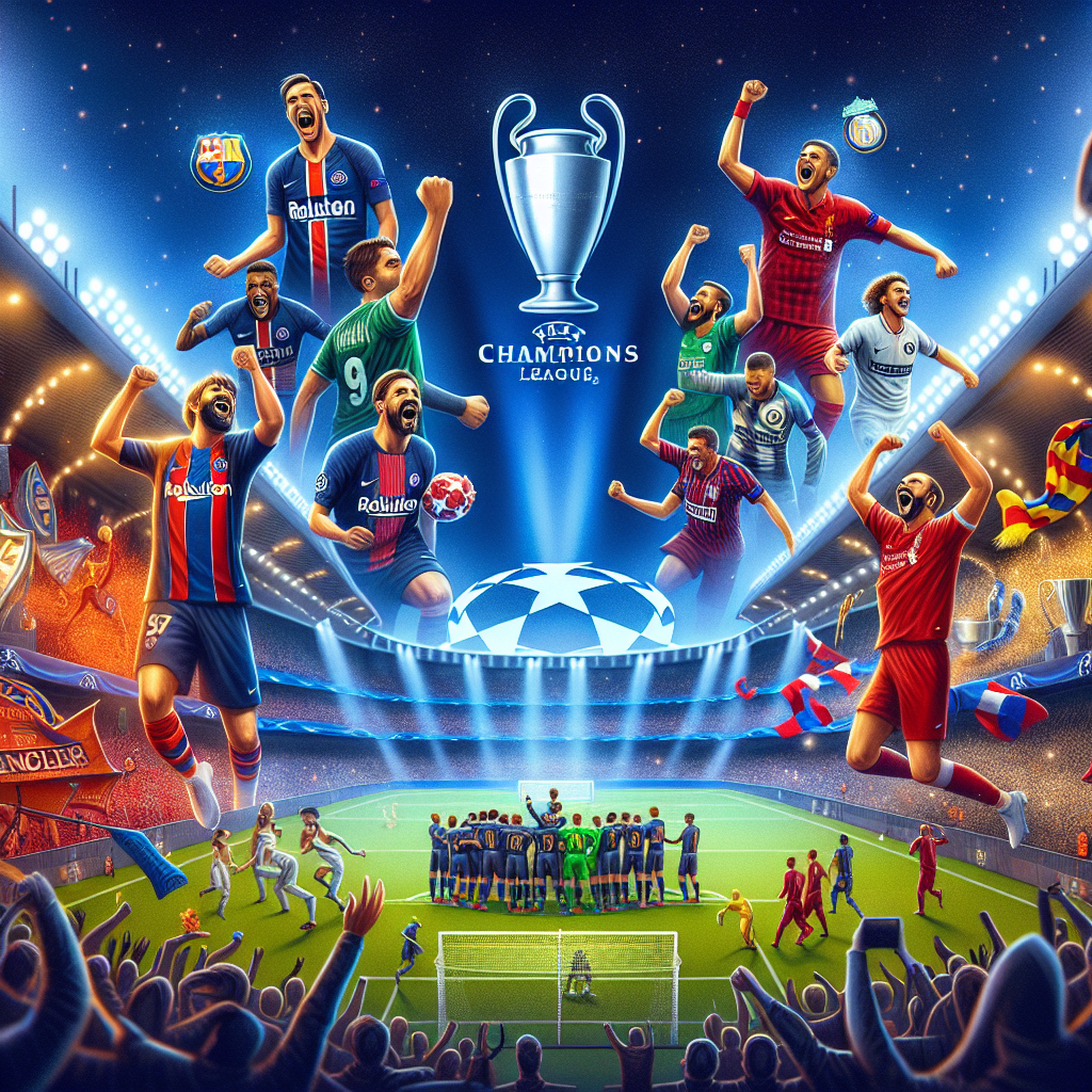 Champions League: PSG Triumphs Over Liverpool; Victories for Barcelona, Bayern, and Inter