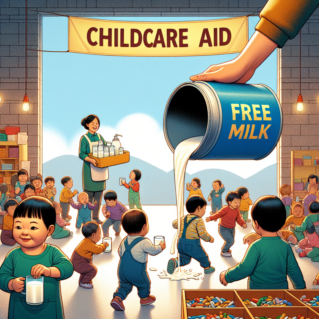 China Introduces Childcare Aid and Free Milk to Encourage Higher Birth Rates