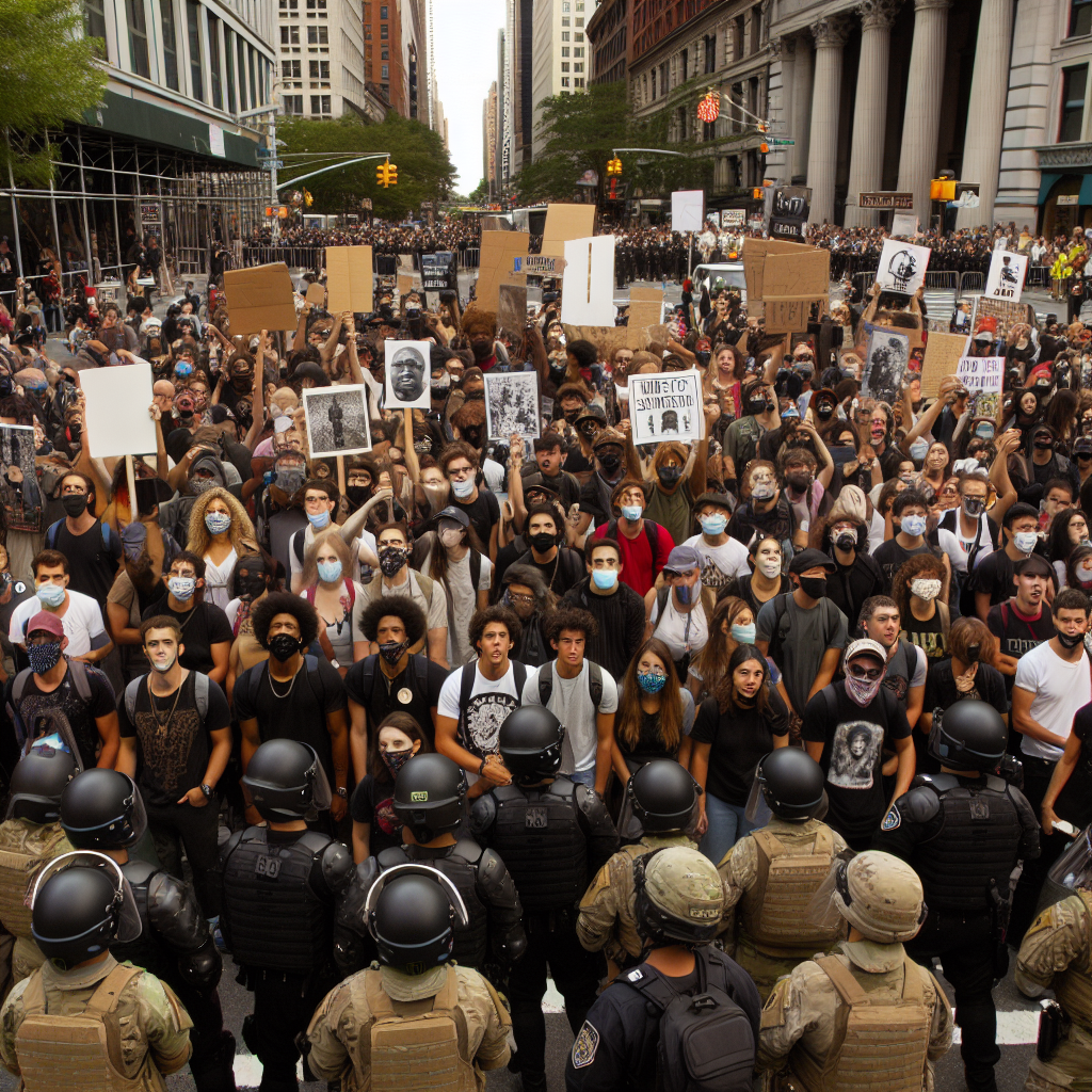 Demonstrators Opposing Indonesian Military Legislation Confront Police