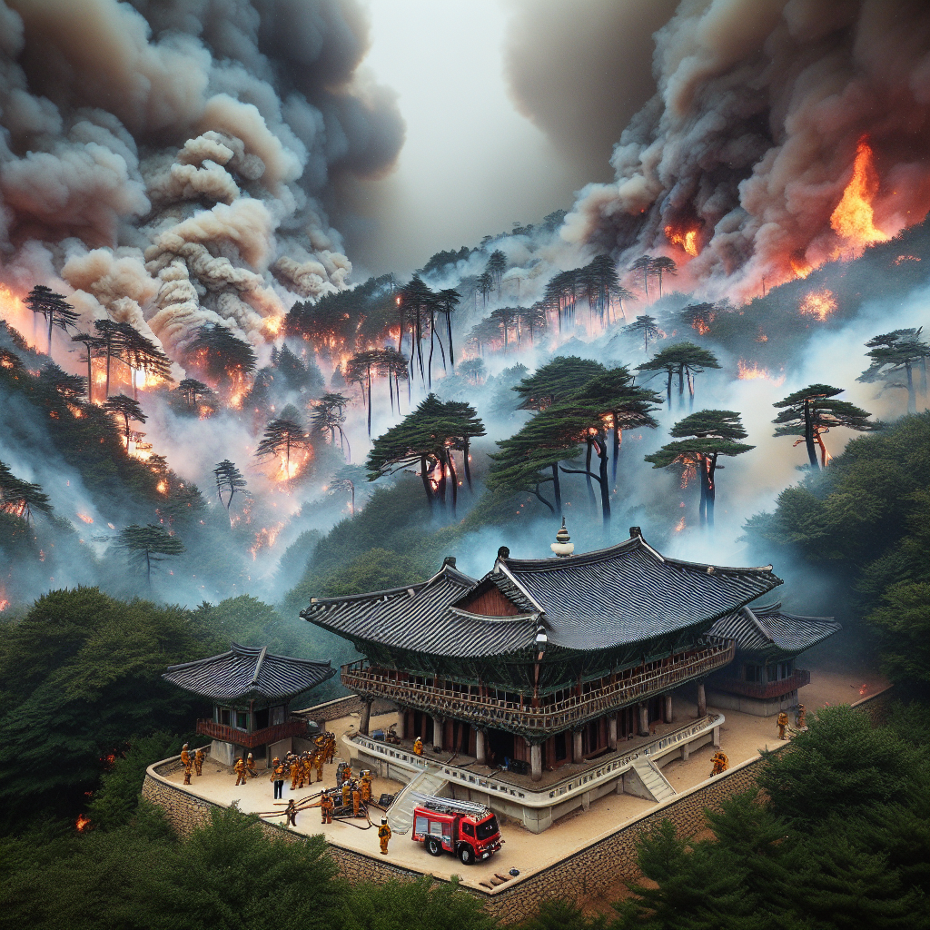Devastating Wildfires in South Korea Claim 18 Lives and Destroy Historic Temples: Video