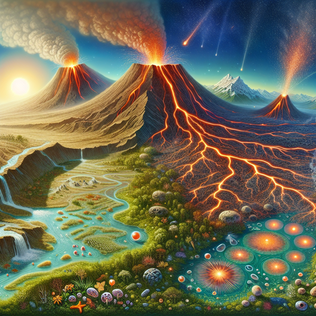 Did Ancient Volcanoes Contribute to Earth's Ideal Conditions for Life?