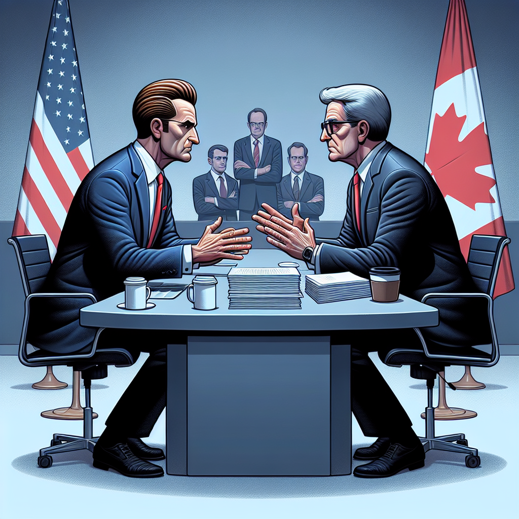 Donald Trump Engages in Trade Talks with Canada's Mark Carney Amid Rising Tensions