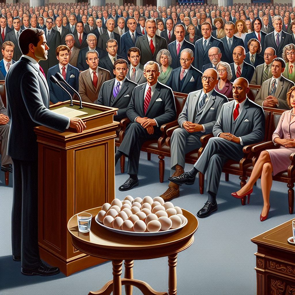 Donald Trump's First Congress Address: Gender, Free Speech, and Eggs