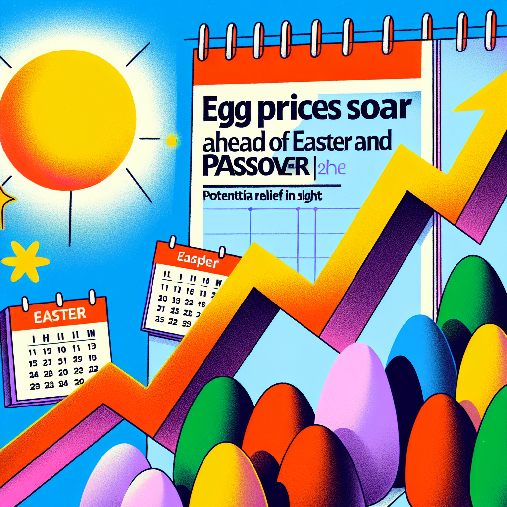 Egg Prices Soar Ahead of Easter and Passover, Potential Relief in Sight