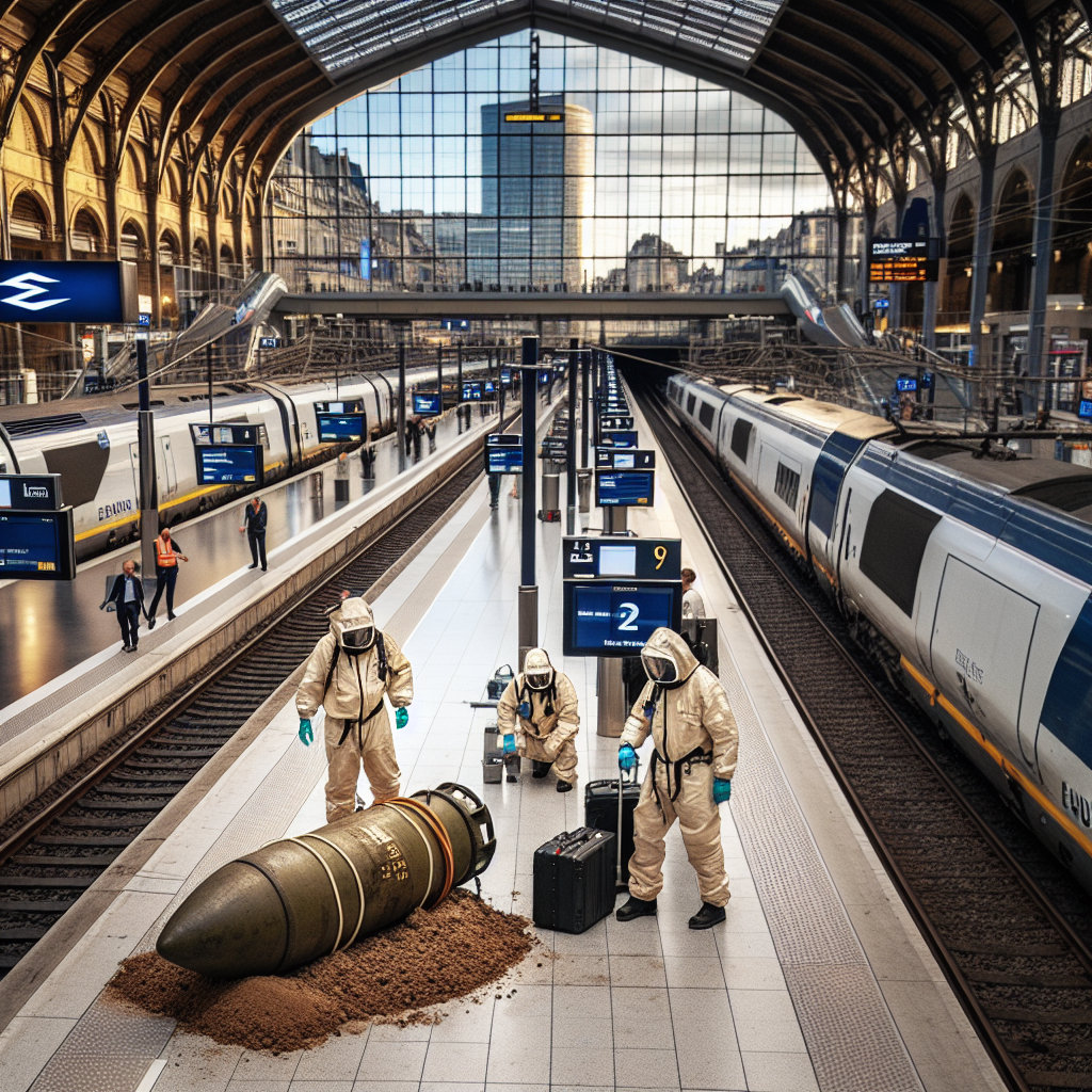 Eurostar Halts Paris Services Following WWII Bomb Find