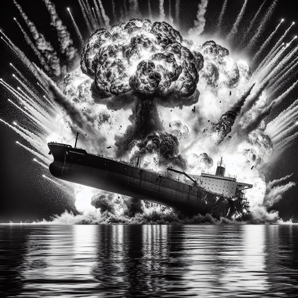 Explosion After Collision: Fuel Ship for US Military Erupts