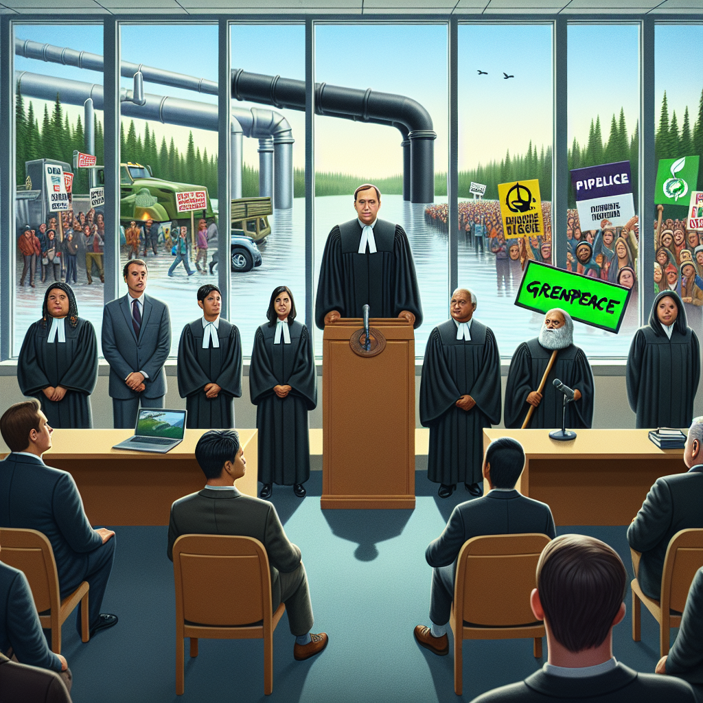 Final Arguments to Commence in Pipeline Firm's Legal Battle with Greenpeace