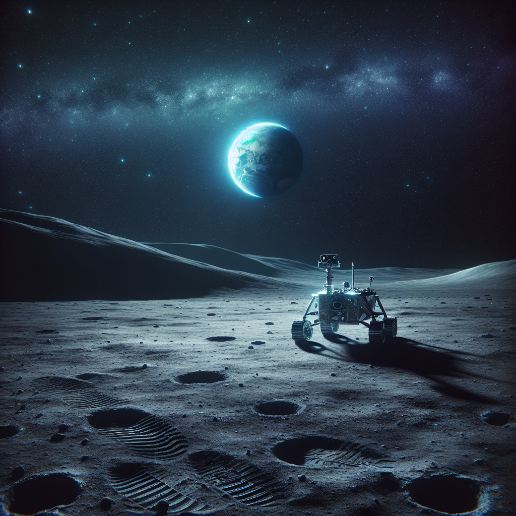 First Lunar Image Captured by Blue Ghost