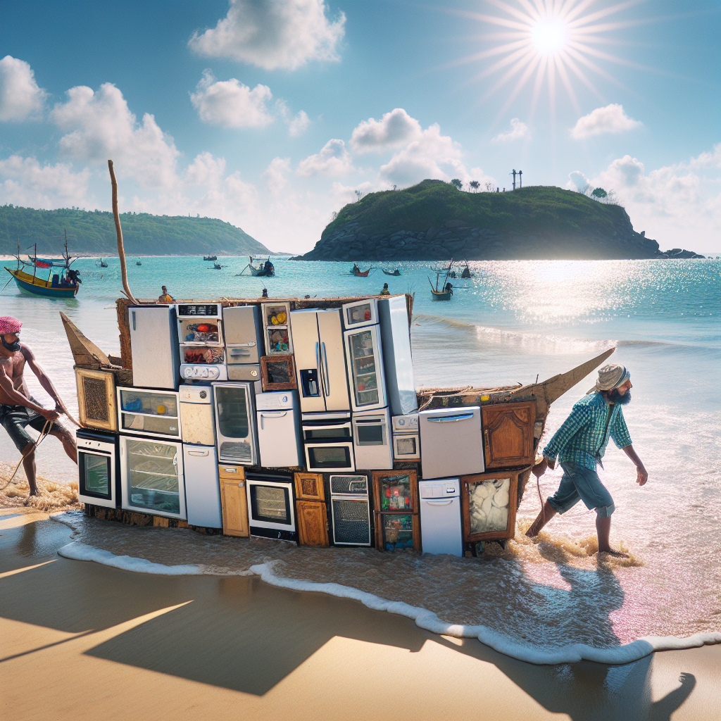 Fishing Innovation: Gaza's Creative Use of Fridge Doors