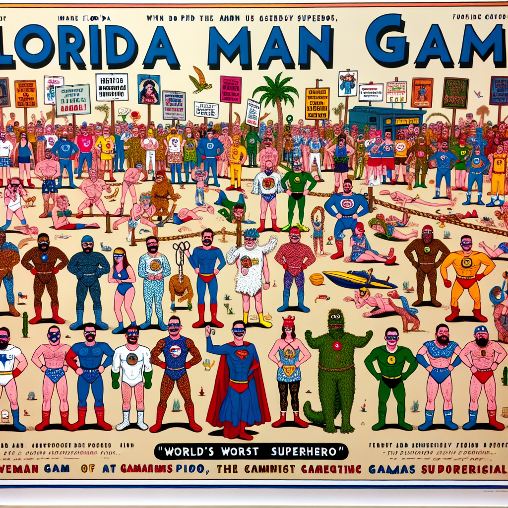 Florida Man Games Return: Teams Compete for World's Worst Superhero Title