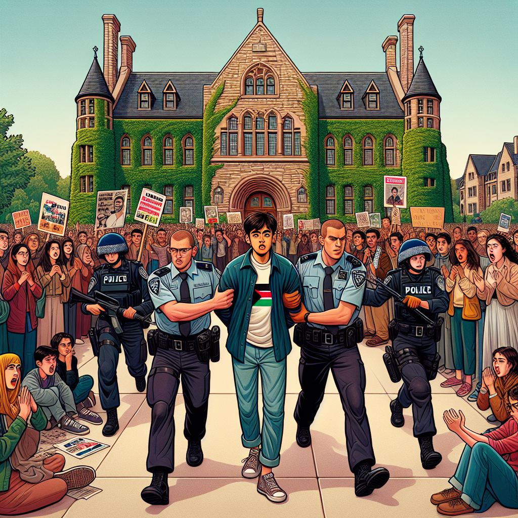 Former Columbia Student and Pro-Palestinian Protest Leader Arrested on Campus