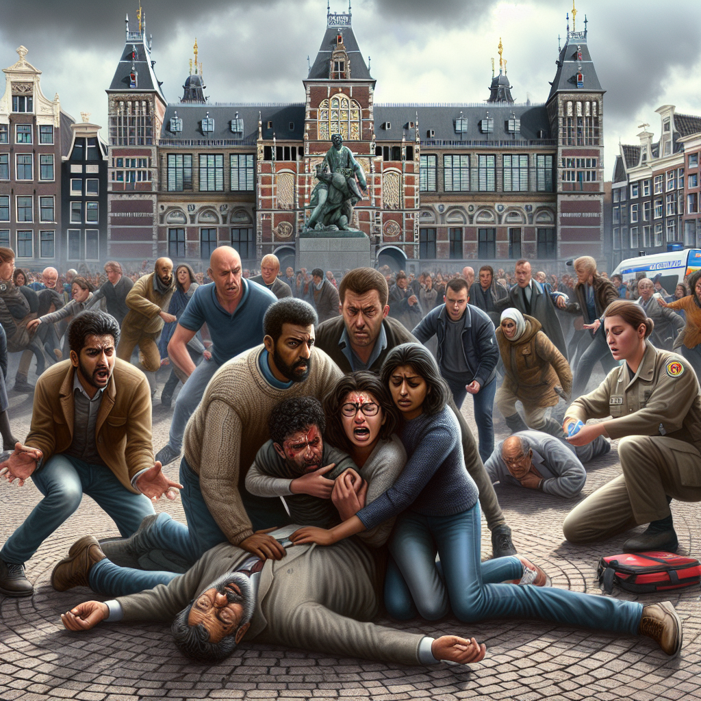 Four Injured in Amsterdam Stabbing, Bystander Subdues Attacker
