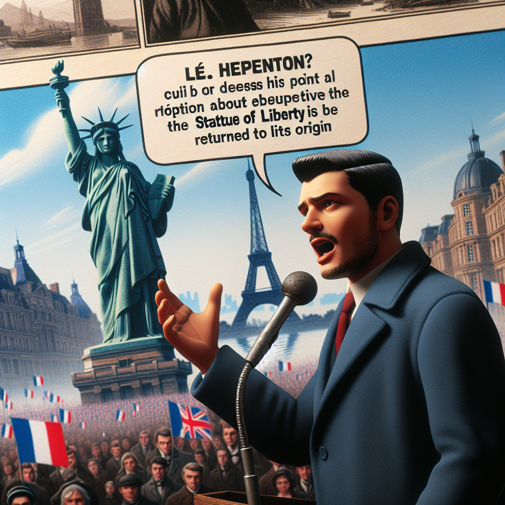 "French Politician Raphael Glucksmann Demands Return of the Statue of Liberty"
