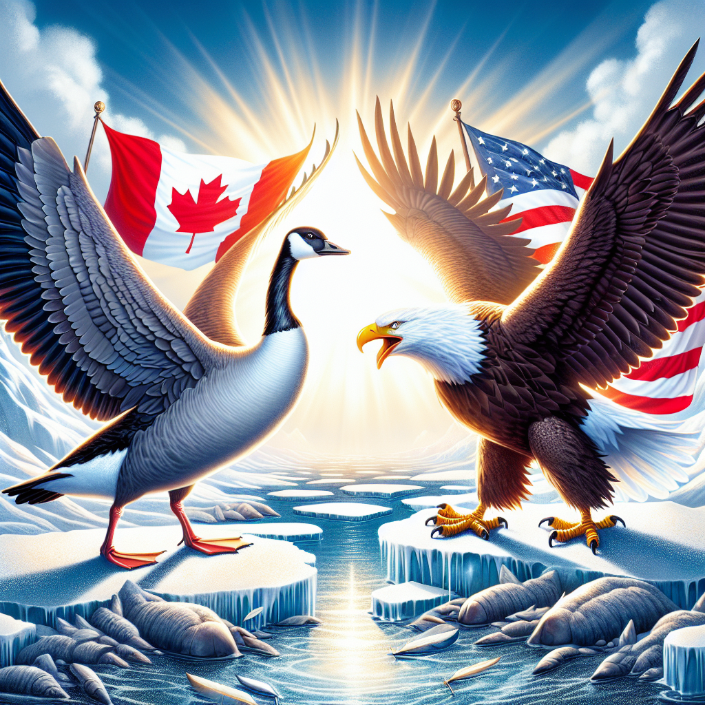 Goose and Eagle: A Symbolic Clash Reflecting Canada-US Relations