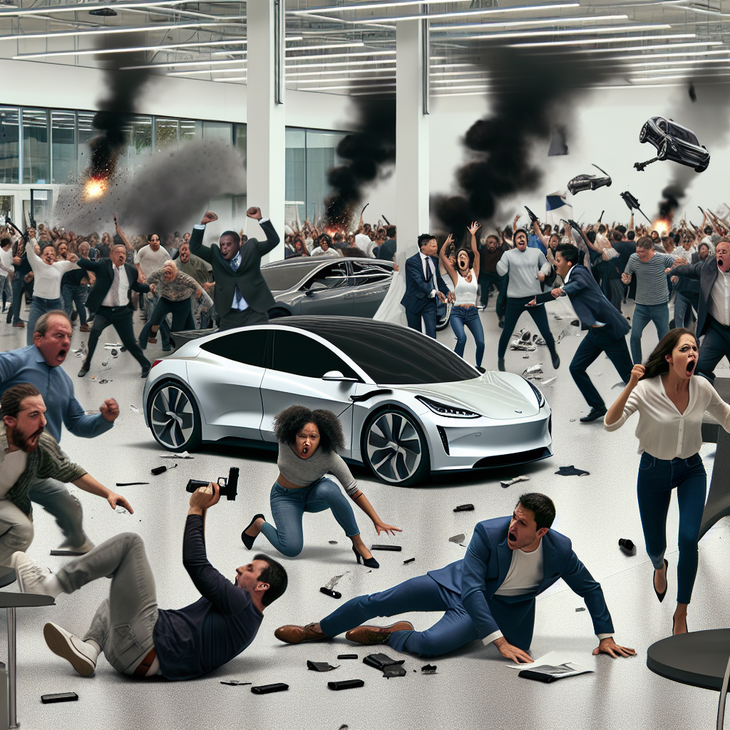 Gunfire Erupts at Tesla Showroom During Musk Protests, Second Incident This Week