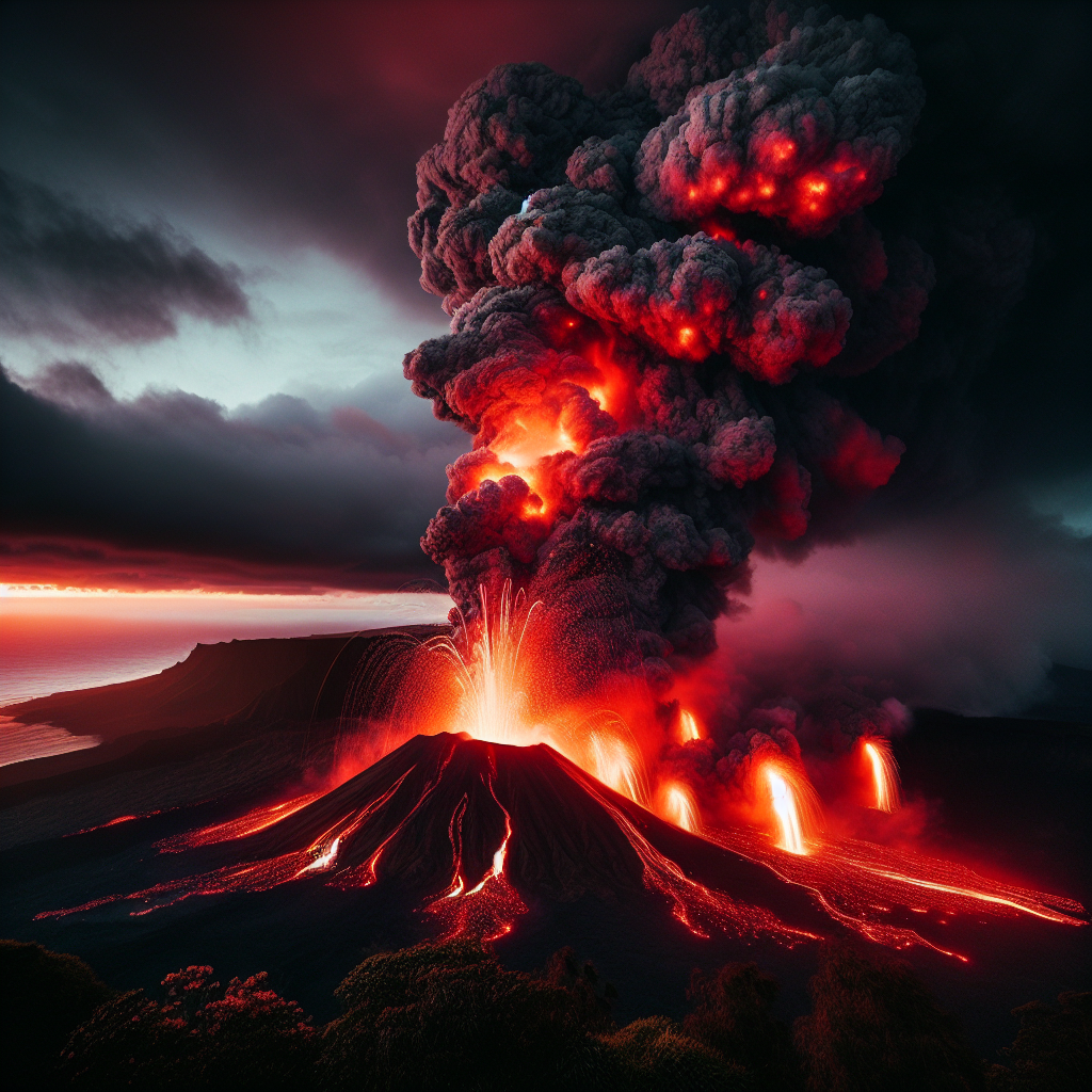 Hawaii Volcano Eruption Unleashes Towering Lava Fountains