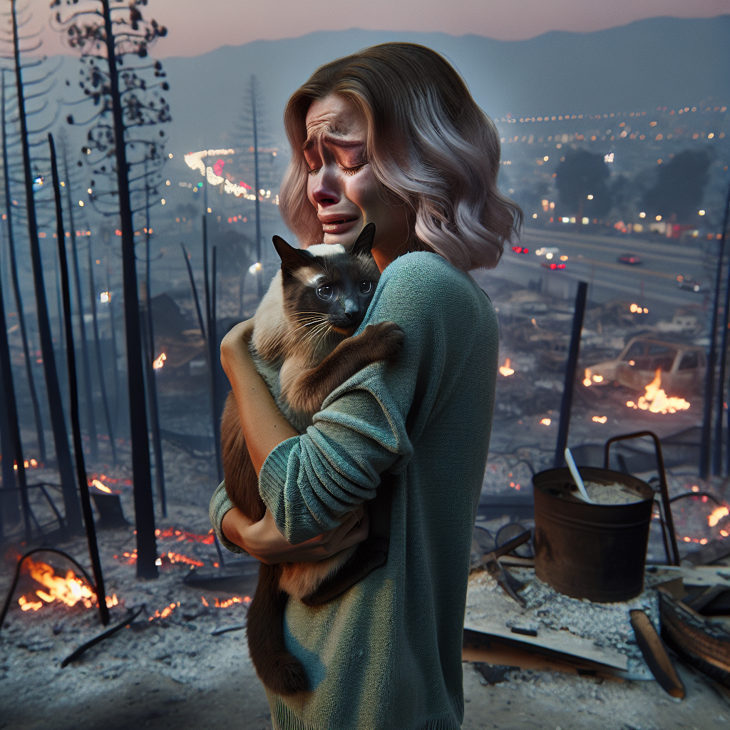 Heartwarming Reunion: Woman Finds Her Cat Two Months After Los Angeles Wildfires