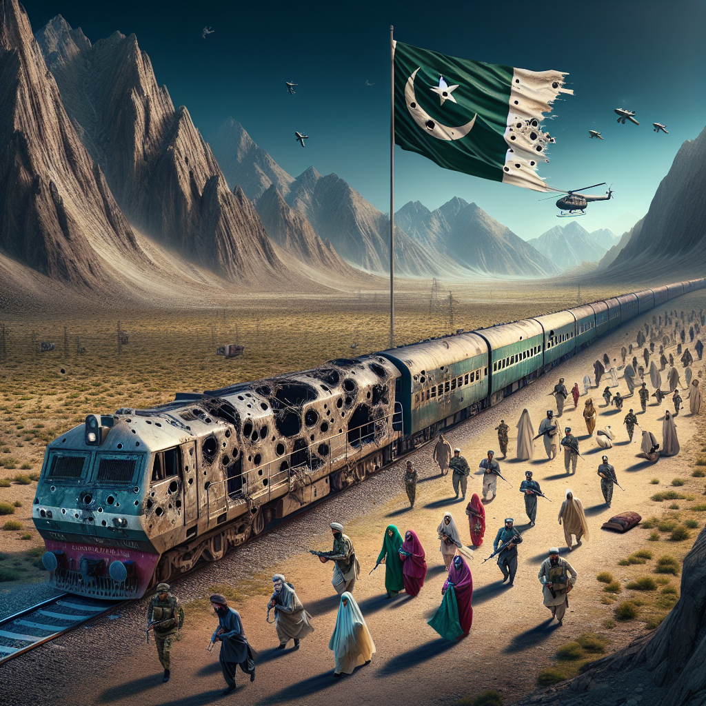 Hostages Rescued, 27 Soldiers Perish in Pakistan Train Siege