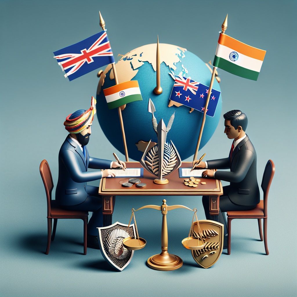 India and New Zealand Sign Defense Agreement and Discuss Free Trade Deal