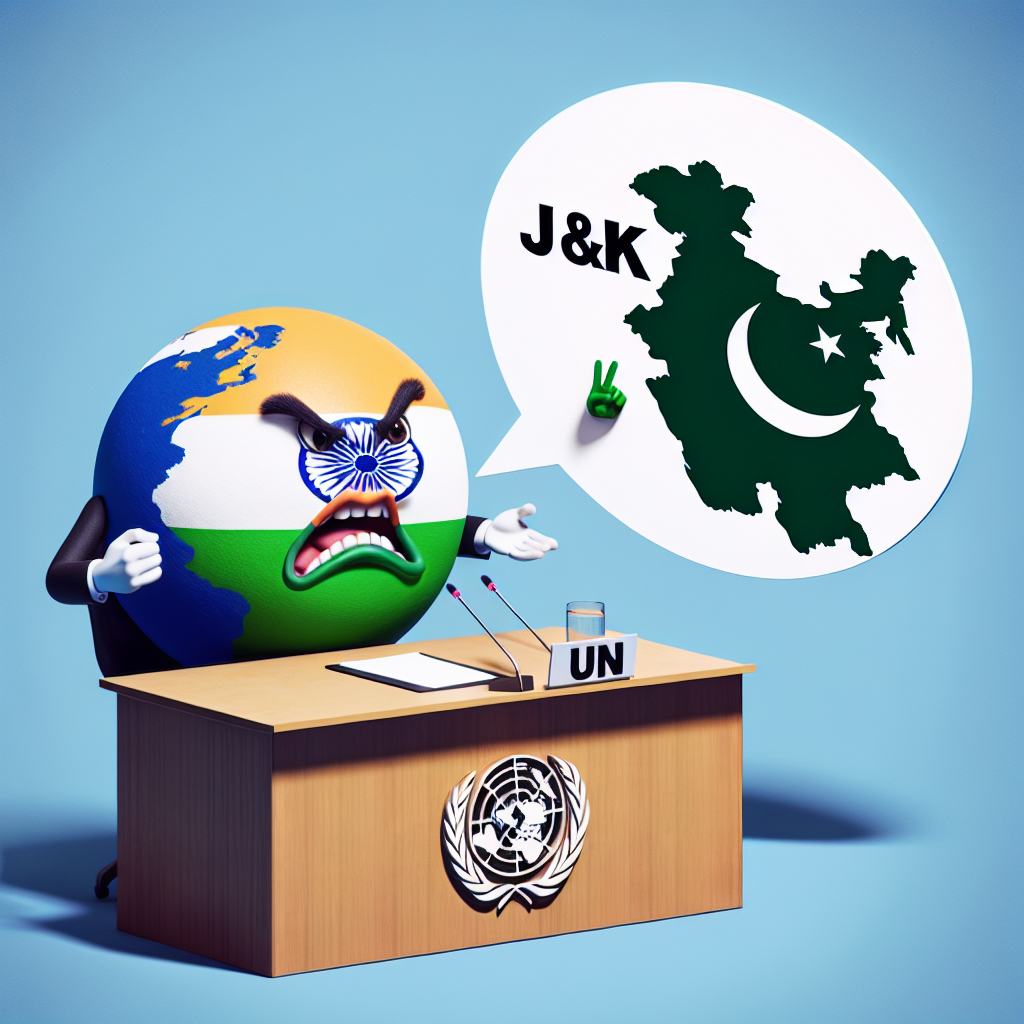 "India Criticizes Pakistan's J&K Remarks at UN"