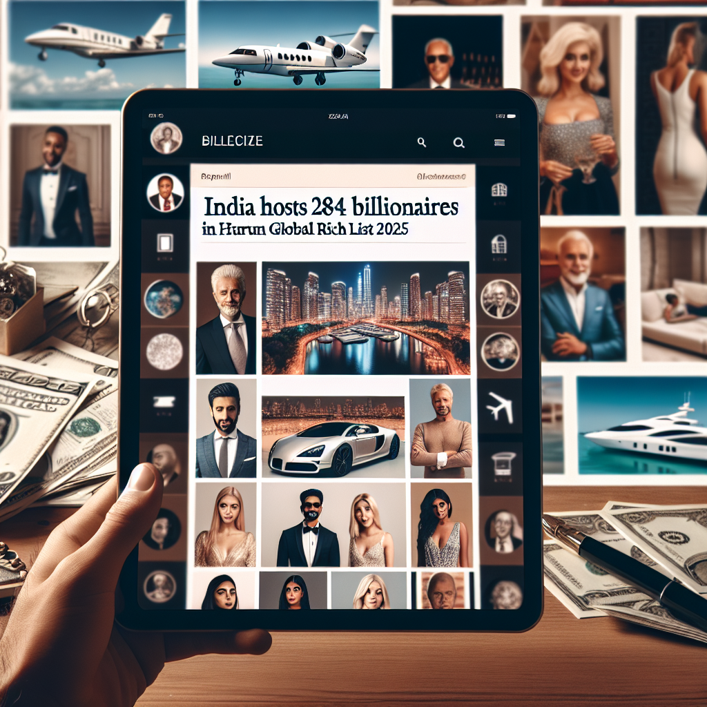 India Hosts 284 Billionaires in Hurun Global Rich List 2025