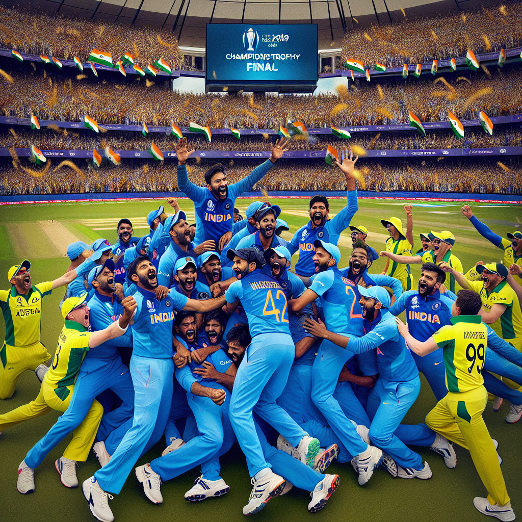 India Triumphs Over Australia to Secure Spot in Champions Trophy Final