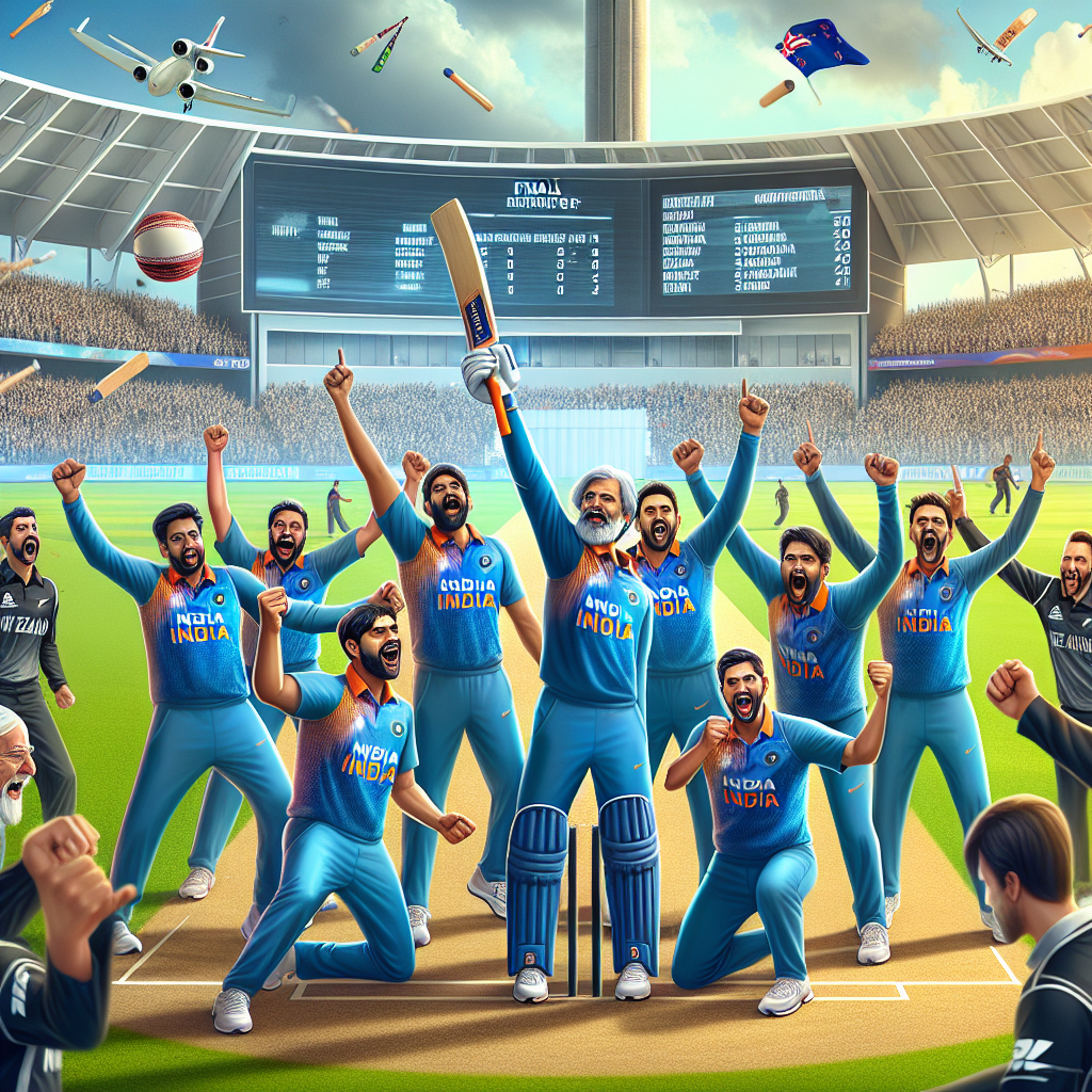 India Triumphs Over New Zealand in ICC Champions Trophy 2025 Final