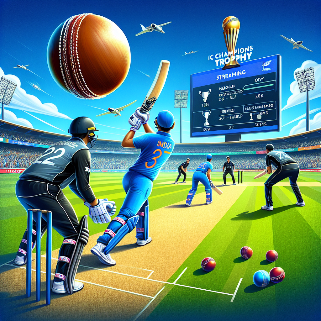 India vs New Zealand: ICC Champions Trophy 2025 Match Details and Streaming Info