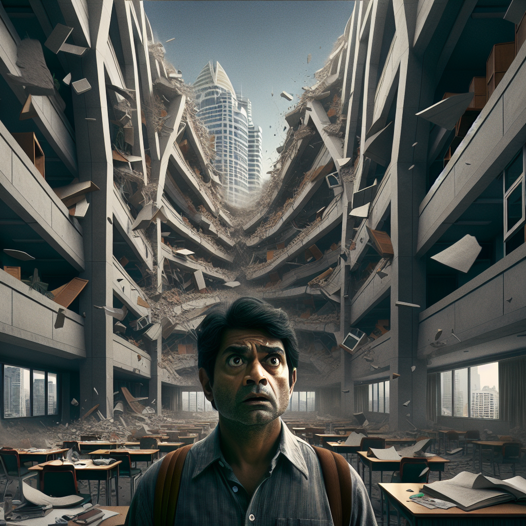 Indian Father Caught in Bangkok School During Massive Earthquake