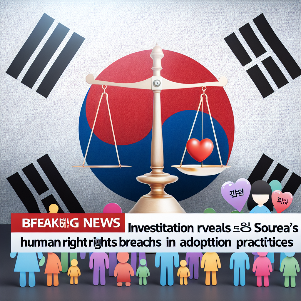 Investigation Reveals South Korea's Human Rights Breaches in Adoption Practices