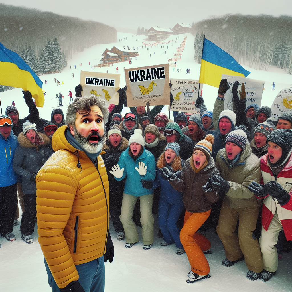 JD Vance Confronted by Pro-Ukraine Protesters During Vermont Ski Trip