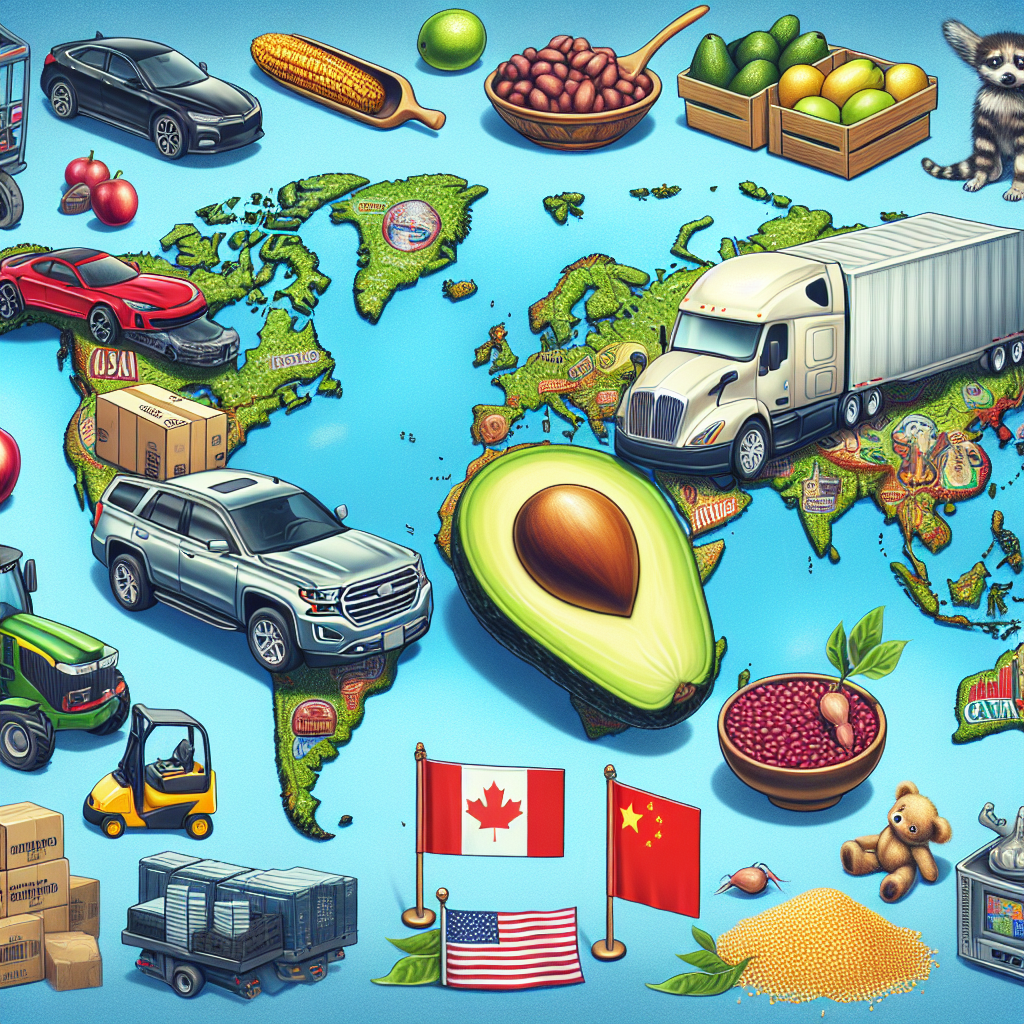 Key Products Targeted by Trump's Tariffs on Mexico, Canada, and China
