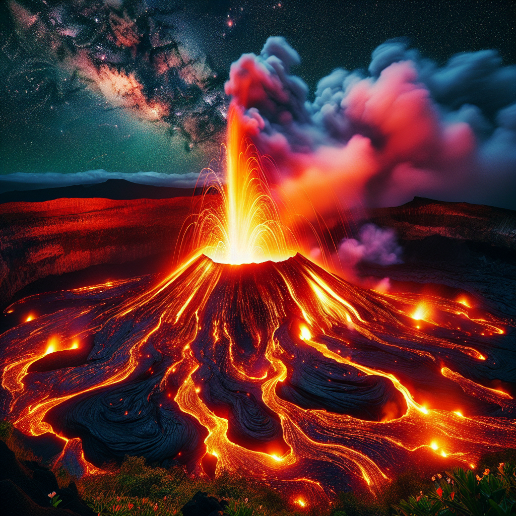 Kilauea Volcano Erupts with 180-Meter Lava Fountains in Hawaii