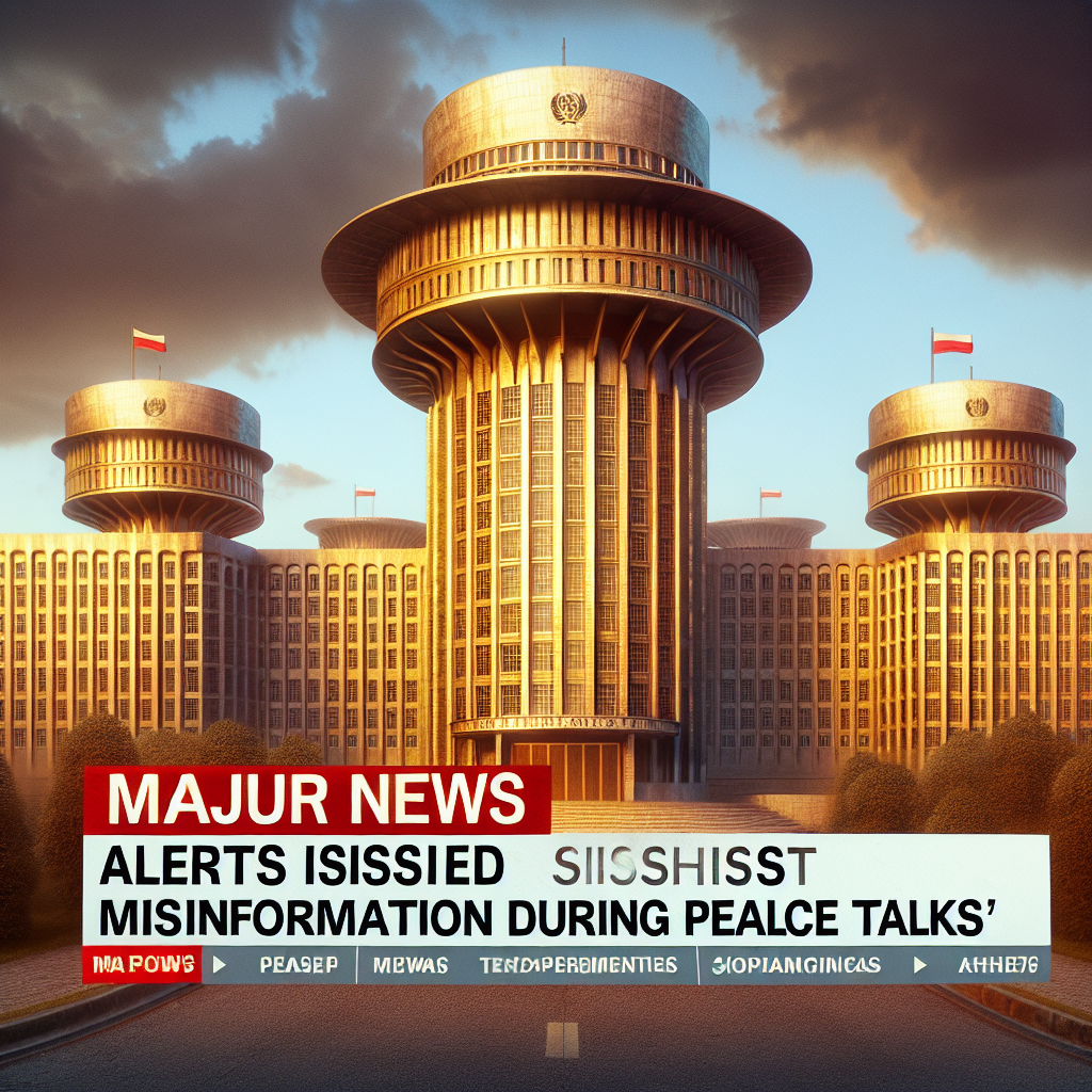 Kremlin Alerts Public to Misinformation During Peace Negotiations