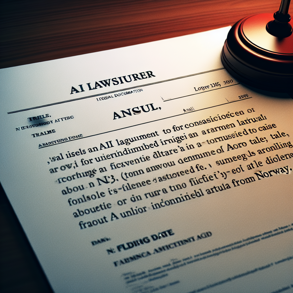 Lawsuit Filed Against ChatGPT for Fabricating "Horror Story" About Norwegian Individual