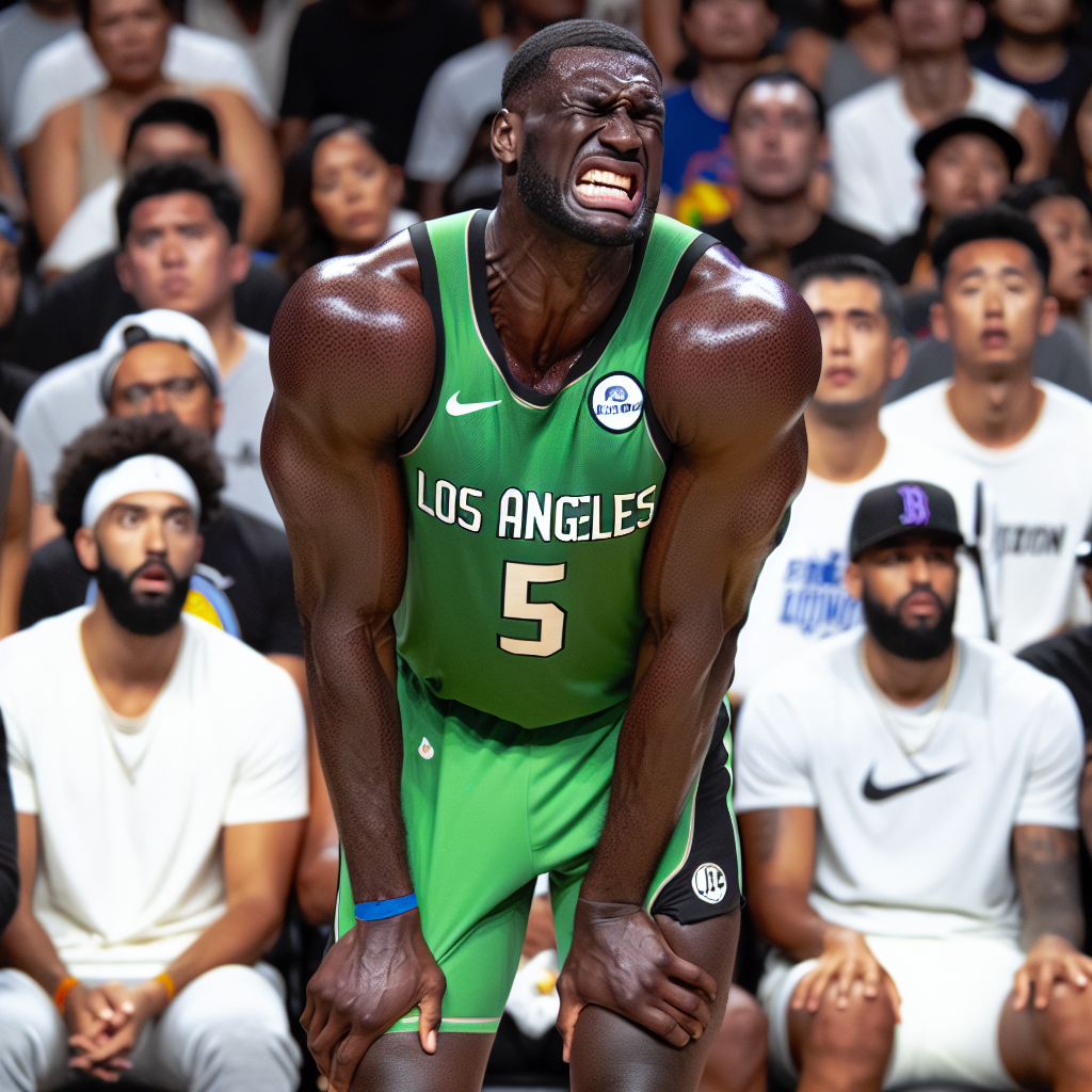 LeBron James Injured During Lakers' Defeat to Celtics