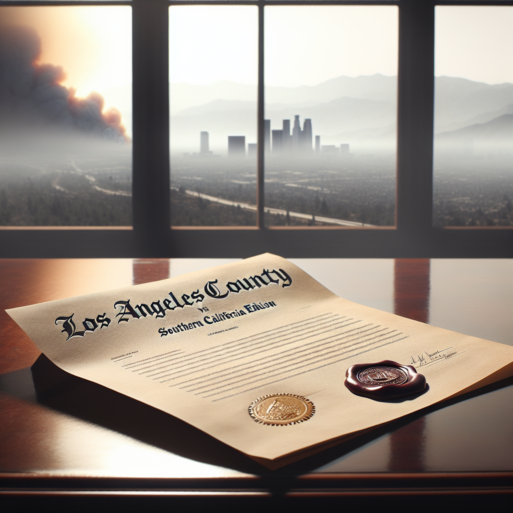 Los Angeles County Files Lawsuit Against Southern California Edison Over Wildfire Allegations