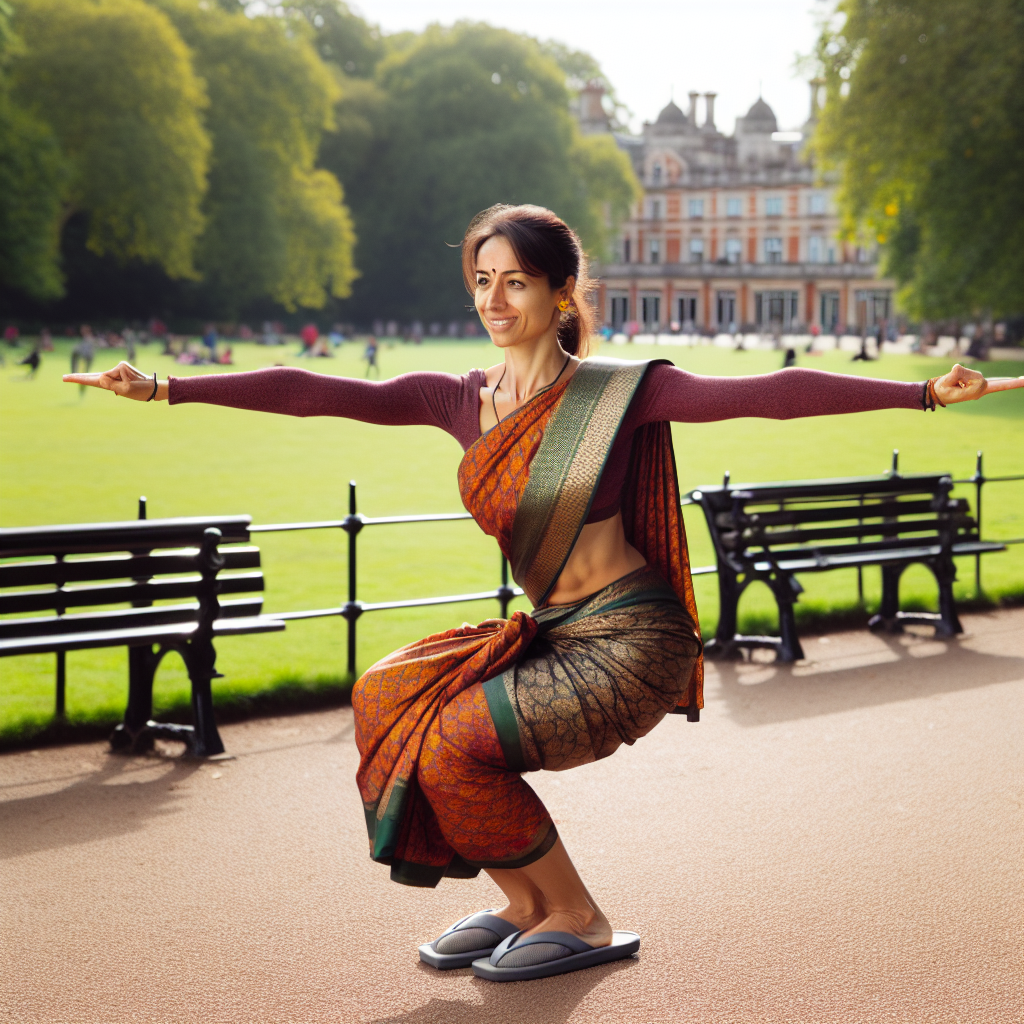 Mamata Banerjee's Unique Workout: Saree and Slippers at Hyde Park, London