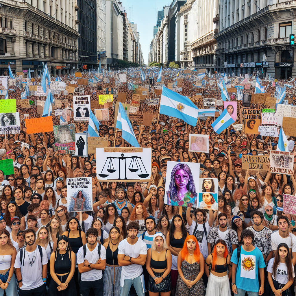 Massive Rally in Argentina Protests Against Femicide