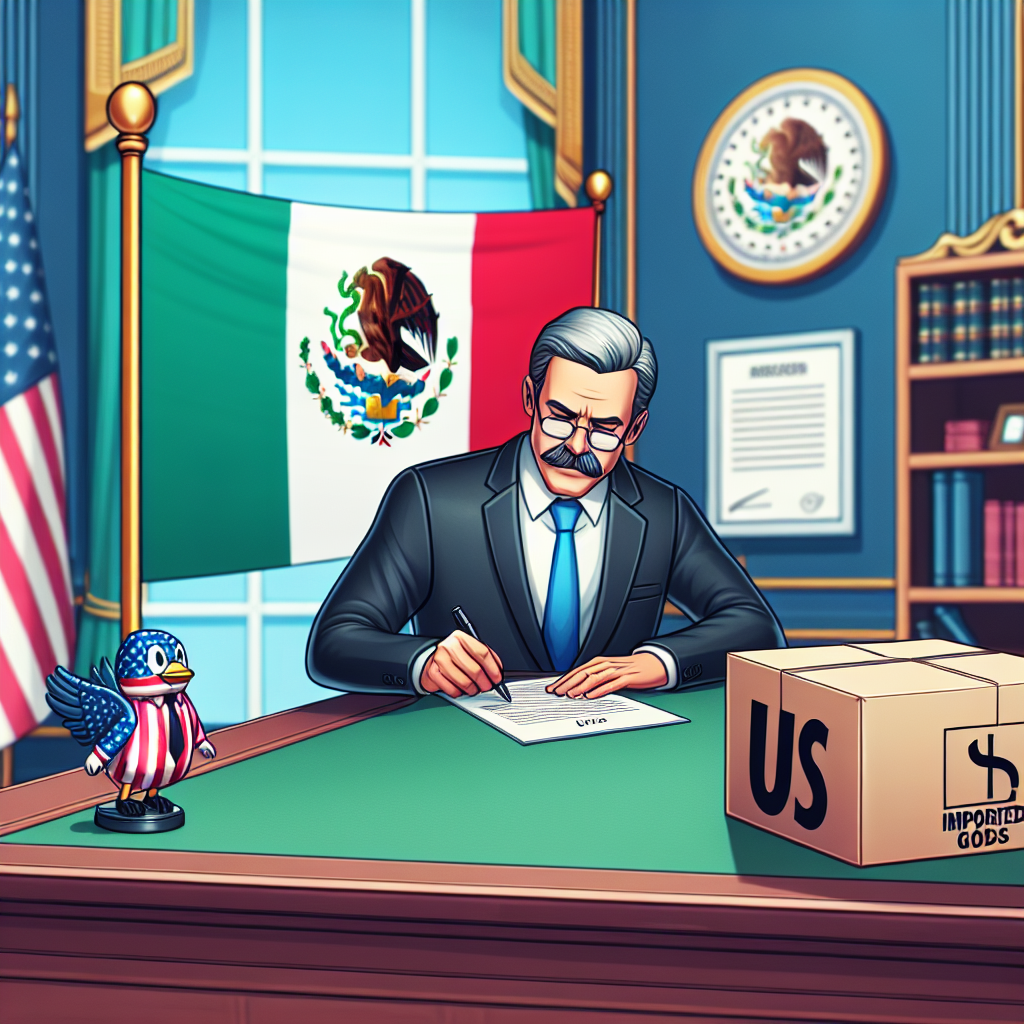 Mexican President Imposes Counter-Tariffs on US Goods