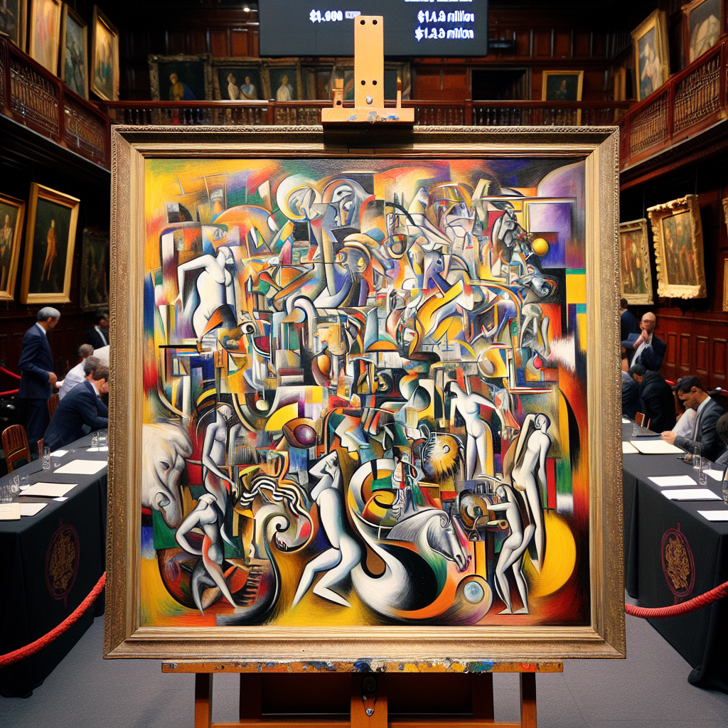 MF Husain's Artwork Breaks Record with $13.8 Million Sale in Modern Indian Art