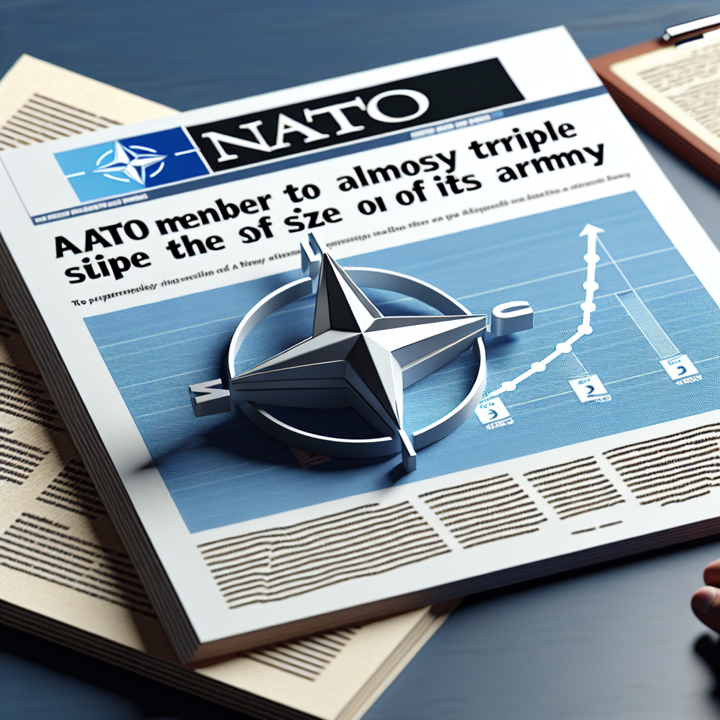 NATO Member Plans to Almost Triple Army Size – Report