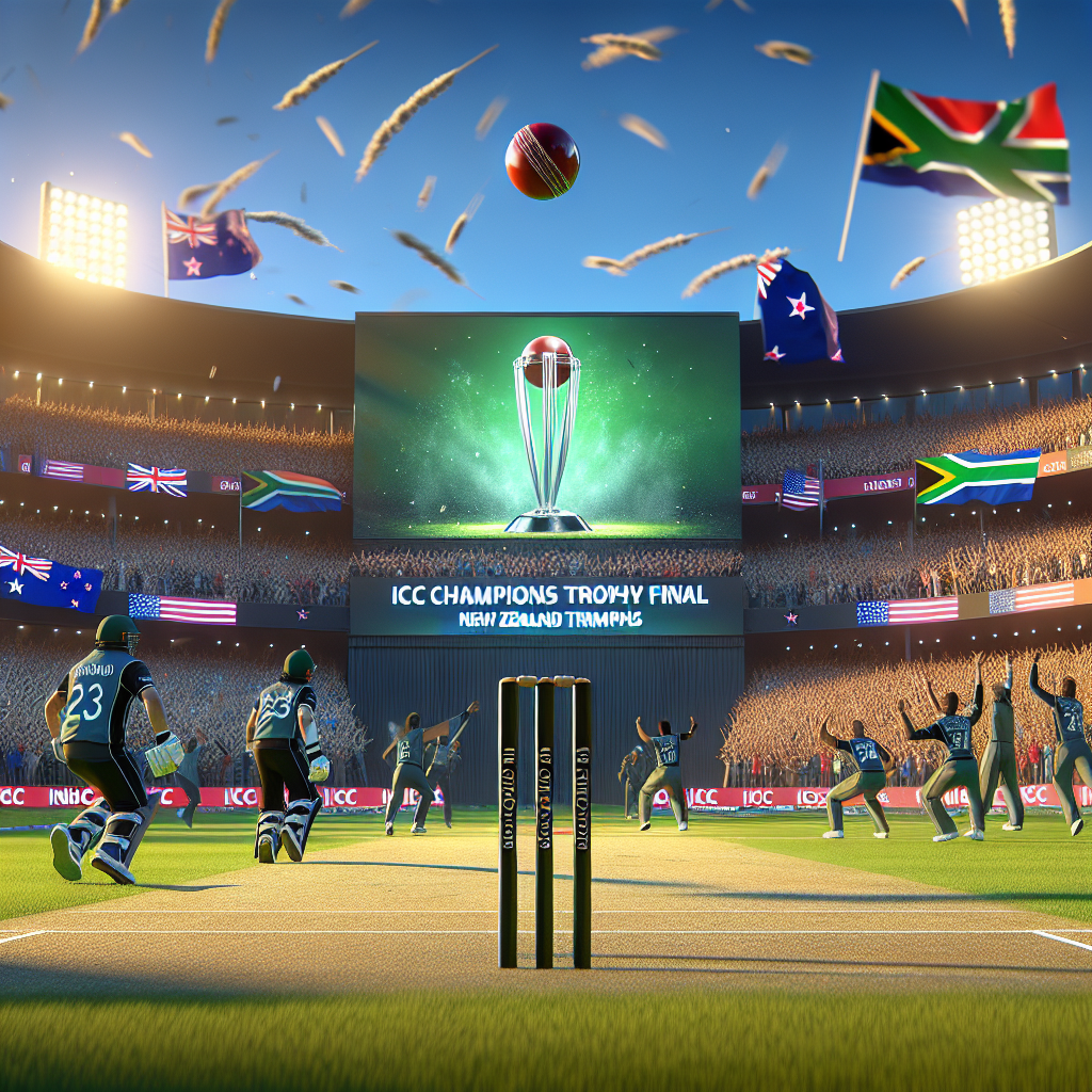 New Zealand Triumphs Over South Africa to Reach ICC Champions Trophy 2025 Final
