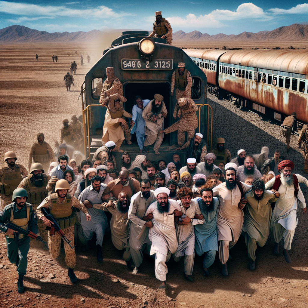 Over 300 Hostages Freed from Hijacked Train in Pakistan