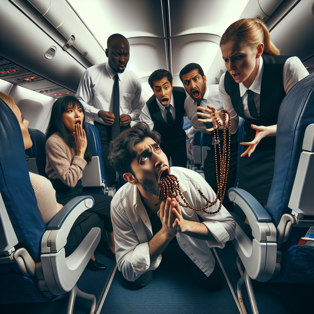 Passenger Swallows Rosary Beads and Attacks Crew on American Airlines Flight