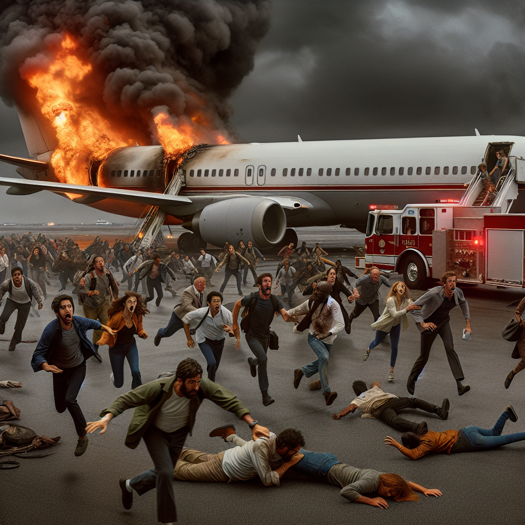 Passengers Escape Onto Wing as Plane Catches Fire at US Airport