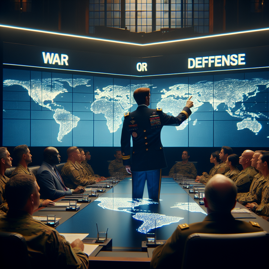 Pentagon Chief Presents Options: War or Defense