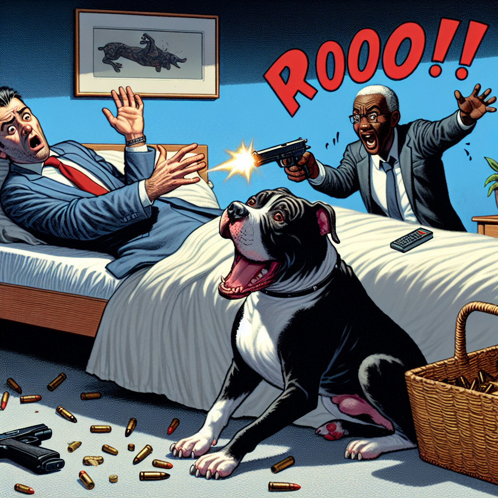 Pet Pitbull 'Oreo' Accidentally Fires Gun, Injuring Owner in Bed with Girlfriend