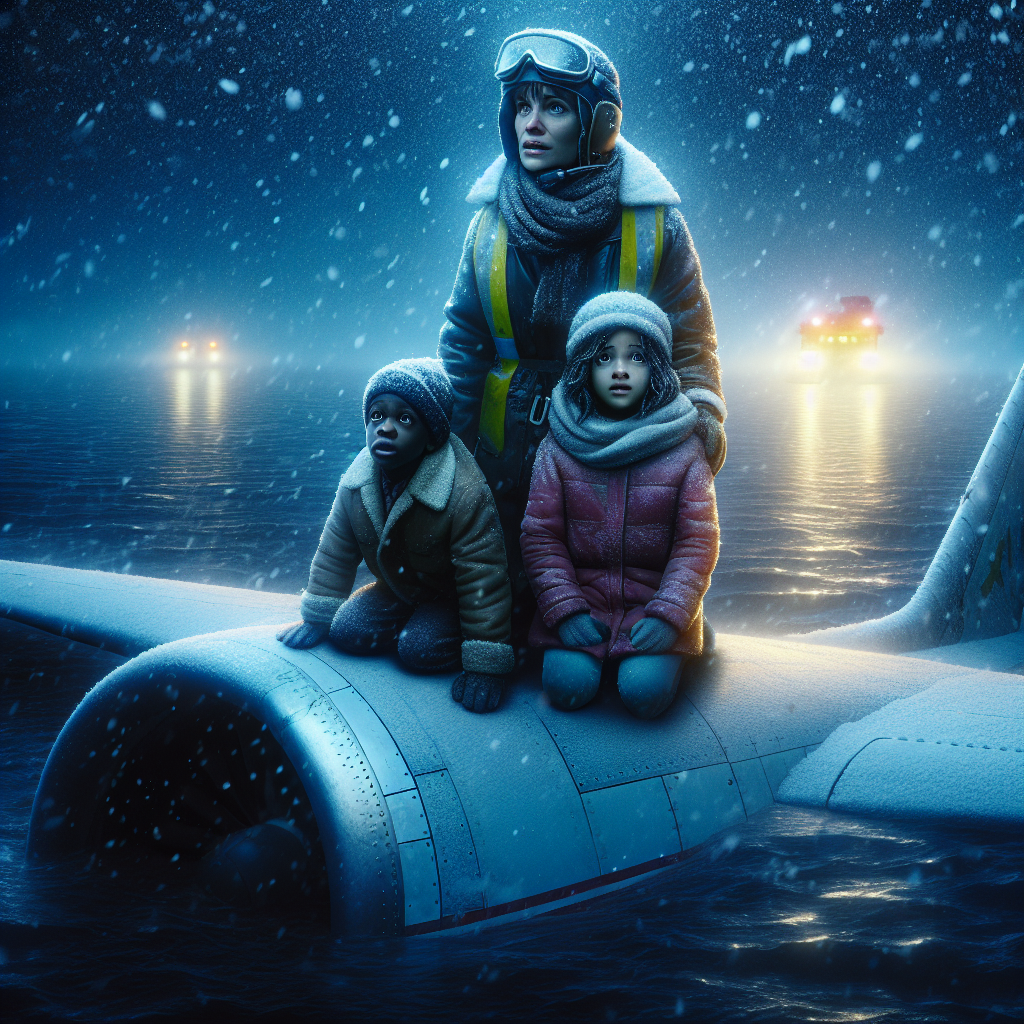 Pilot and Two Children Survive Overnight on Plane Wing After Icy Lake Crash